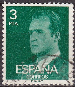 z vendido ESPAÑA 1976 2346 Sello Serie Básica Rey Juan Carlos I 3 pts usado Espana Spain Espagne Spagna Spanje Spanien 
